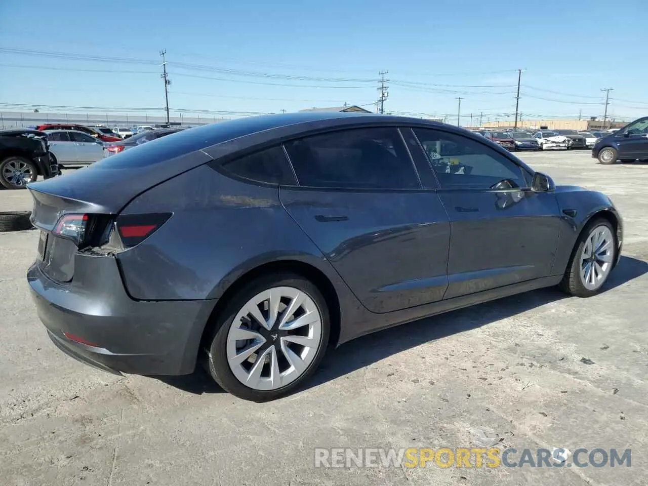3 Photograph of a damaged car 5YJ3E1EA1PF616548 TESLA MODEL 3 2023