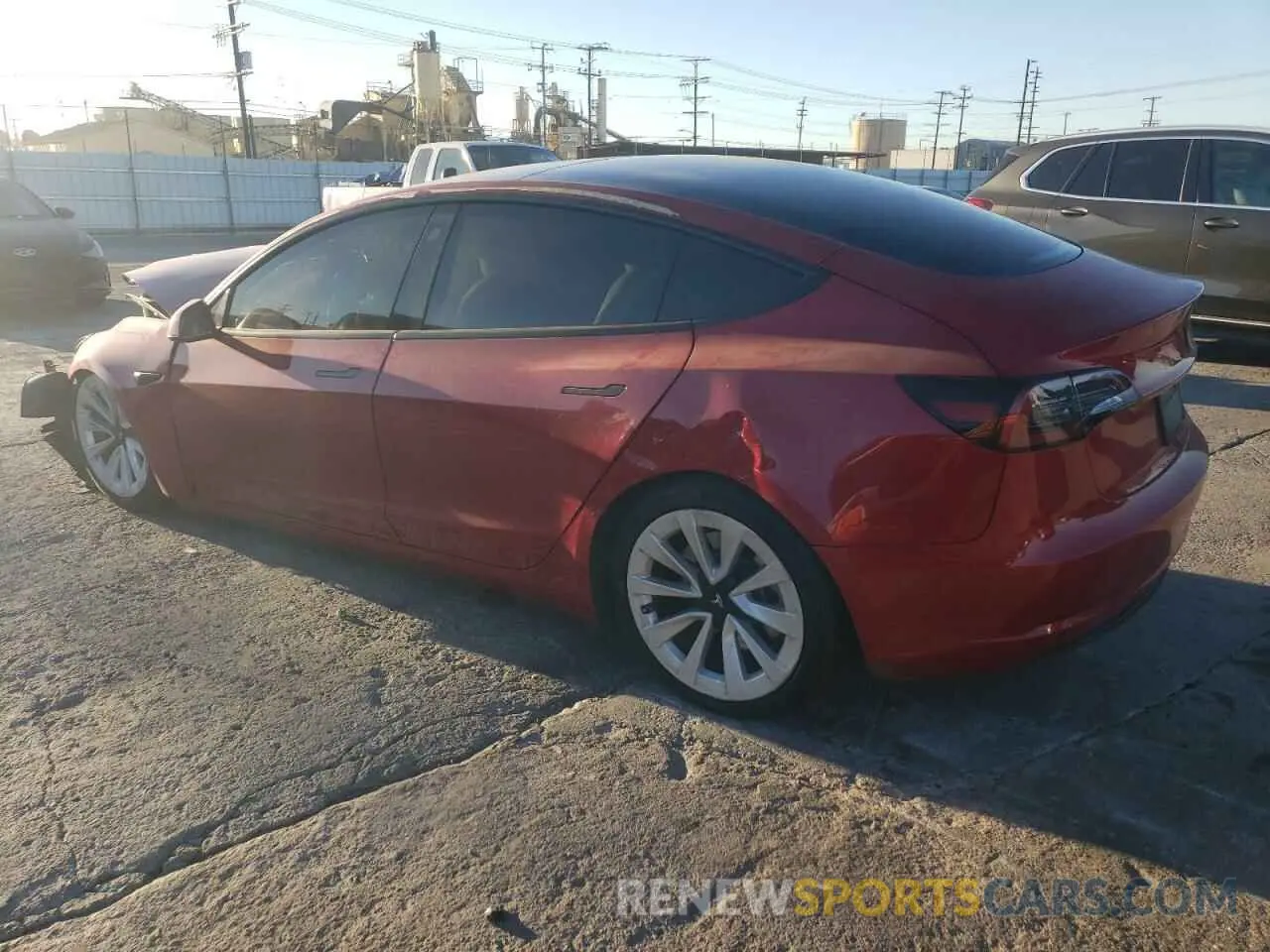 2 Photograph of a damaged car 5YJ3E1EA1PF616727 TESLA MODEL 3 2023