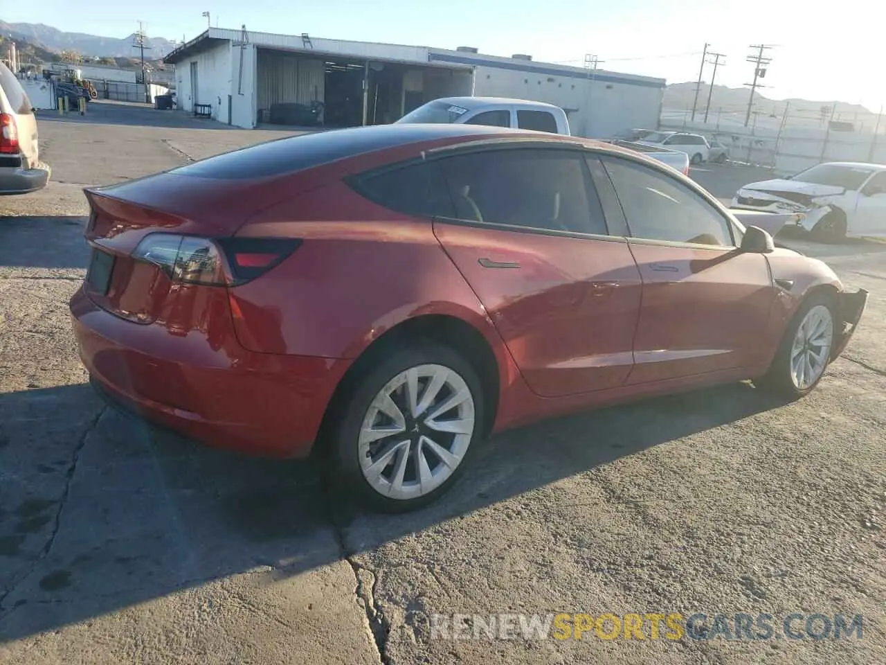3 Photograph of a damaged car 5YJ3E1EA1PF616727 TESLA MODEL 3 2023