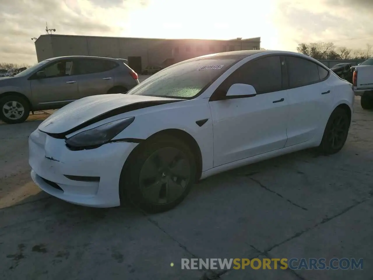 1 Photograph of a damaged car 5YJ3E1EA1PF619885 TESLA MODEL 3 2023