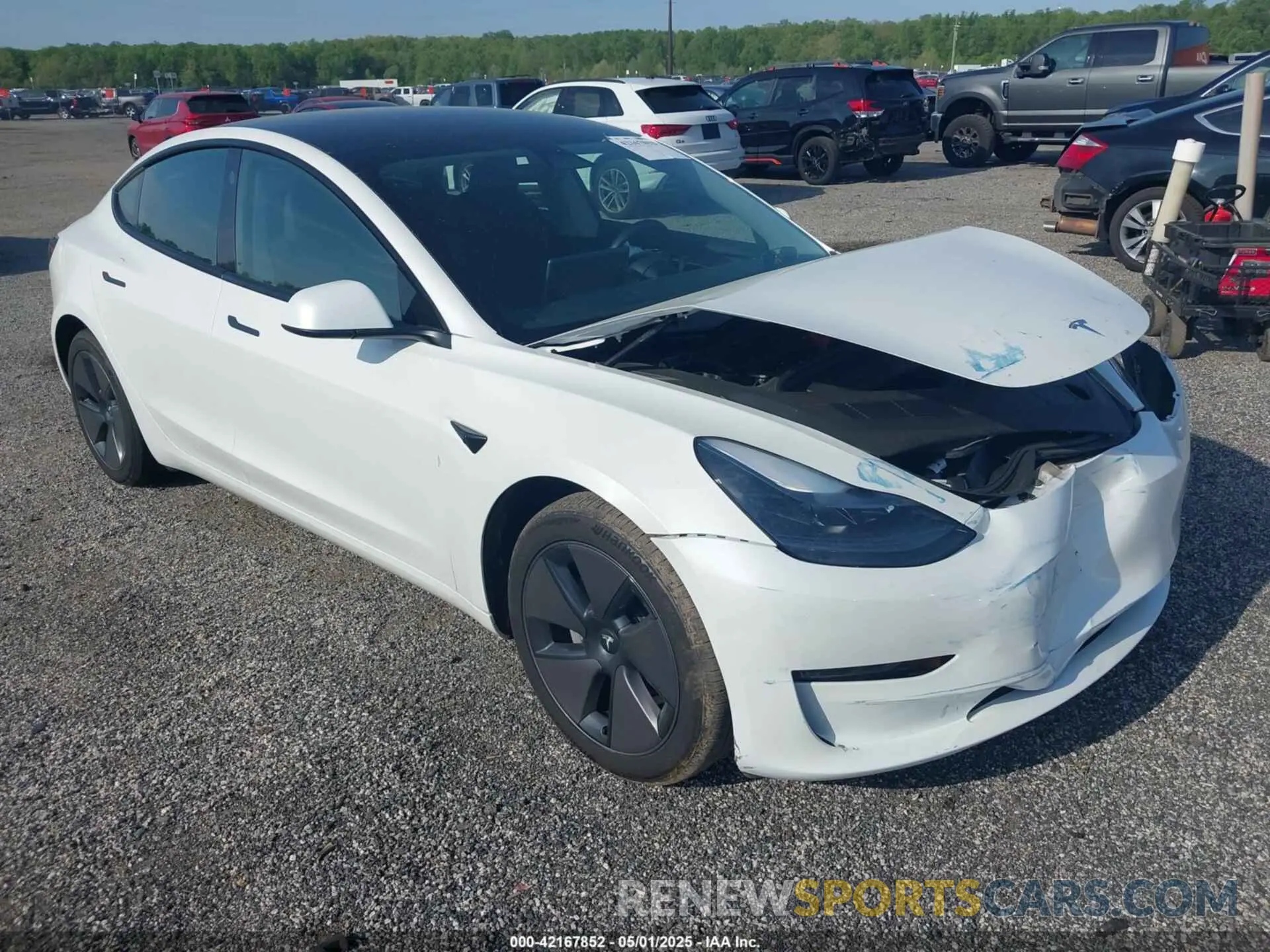 1 Photograph of a damaged car 5YJ3E1EA1PF621698 TESLA MODEL 3 2023