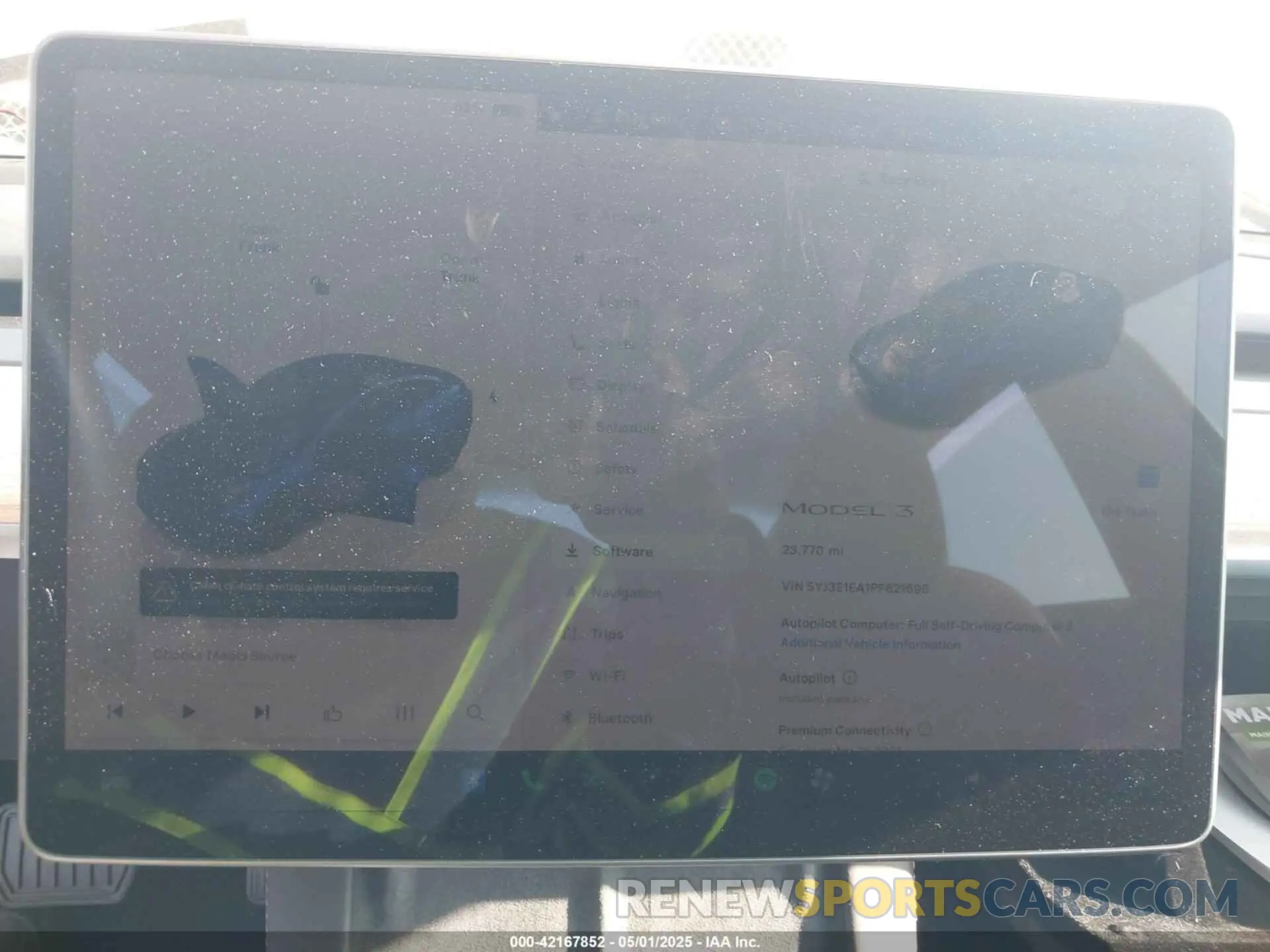 7 Photograph of a damaged car 5YJ3E1EA1PF621698 TESLA MODEL 3 2023