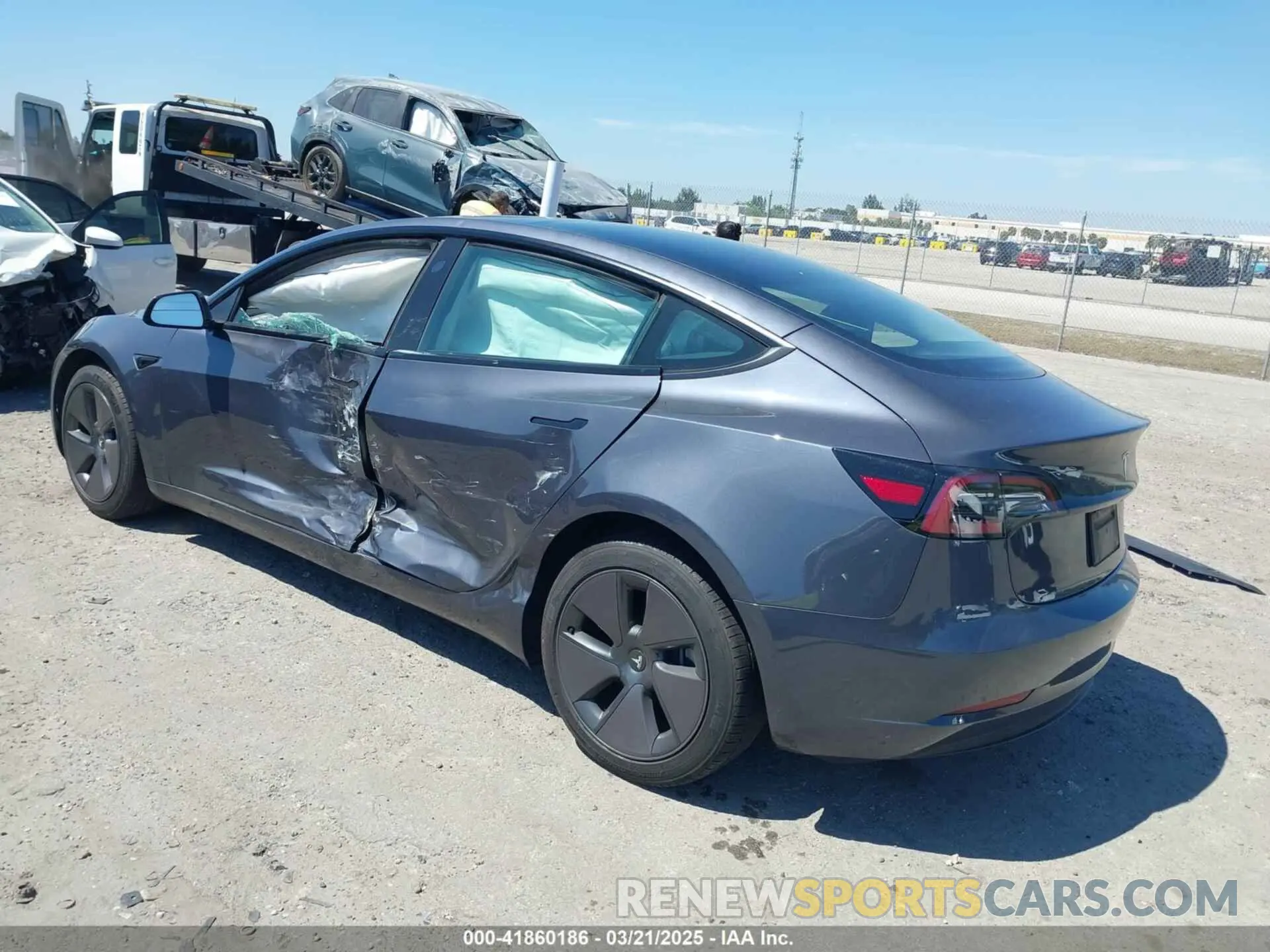 3 Photograph of a damaged car 5YJ3E1EA1PF622012 TESLA MODEL 3 2023