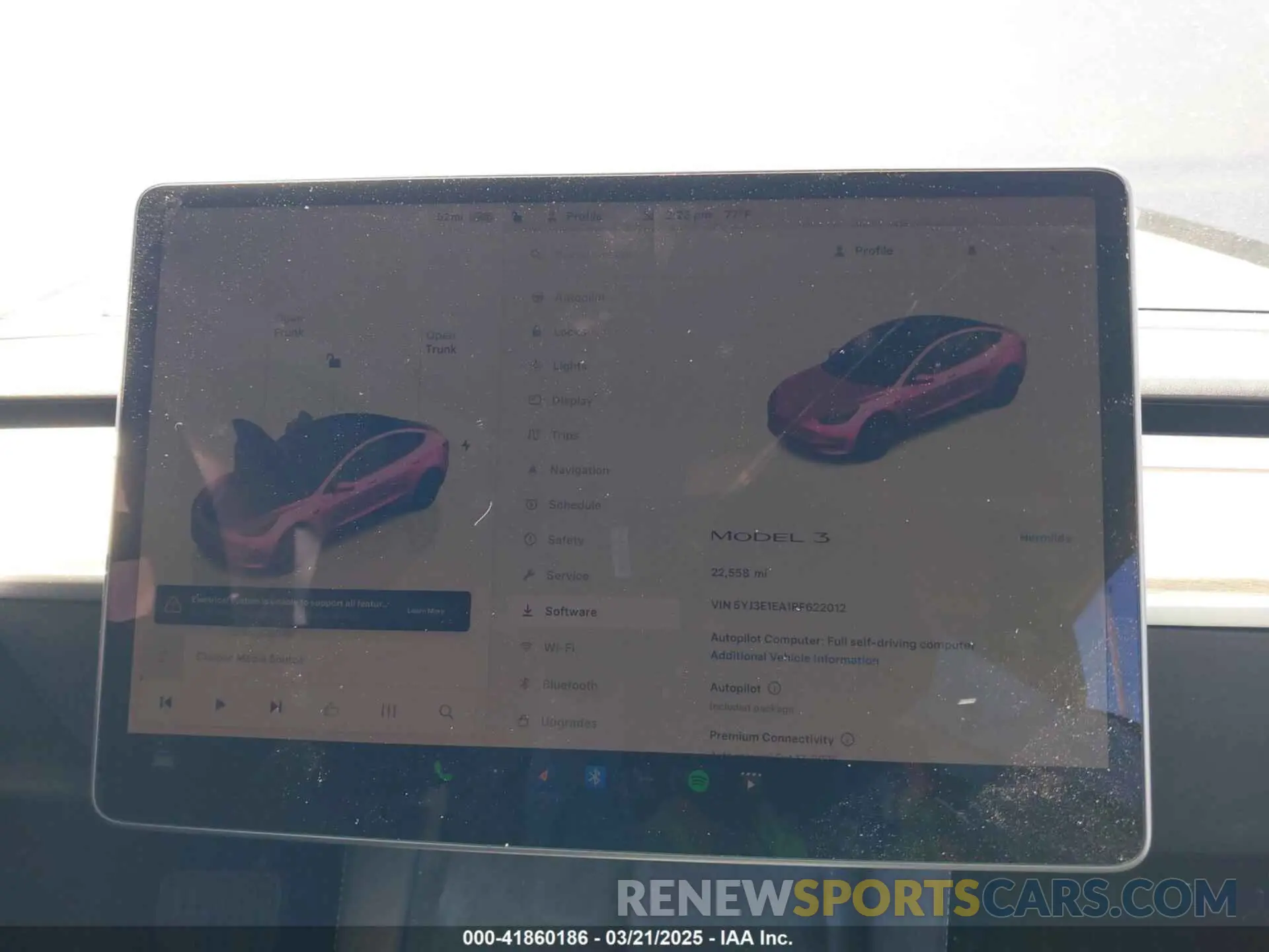 7 Photograph of a damaged car 5YJ3E1EA1PF622012 TESLA MODEL 3 2023