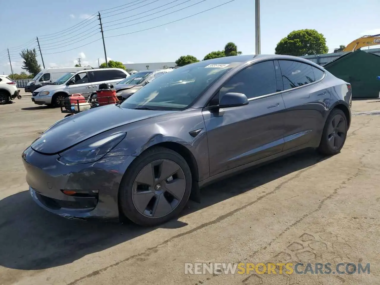 1 Photograph of a damaged car 5YJ3E1EA1PF625766 TESLA MODEL 3 2023