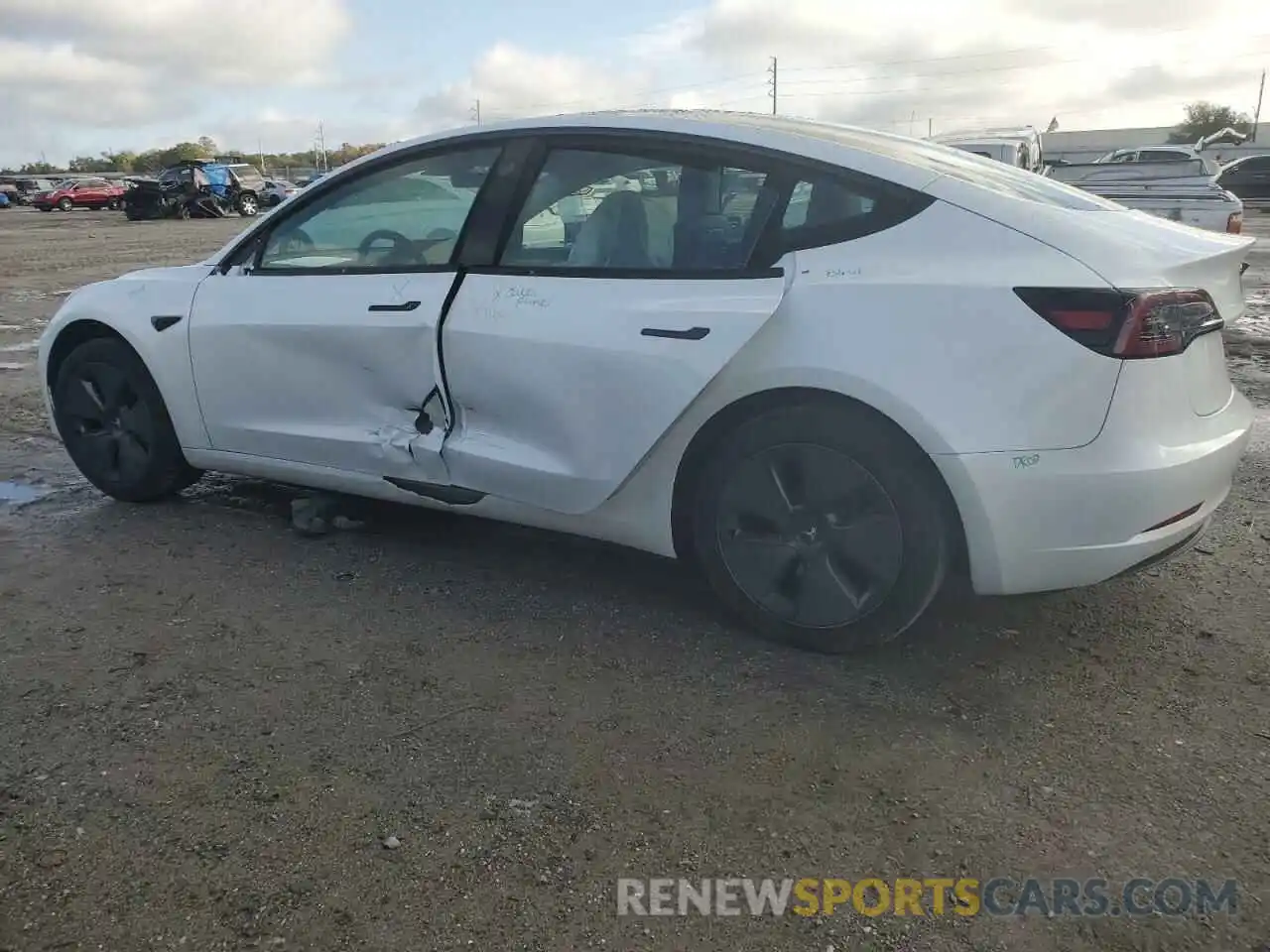 2 Photograph of a damaged car 5YJ3E1EA1PF640896 TESLA MODEL 3 2023