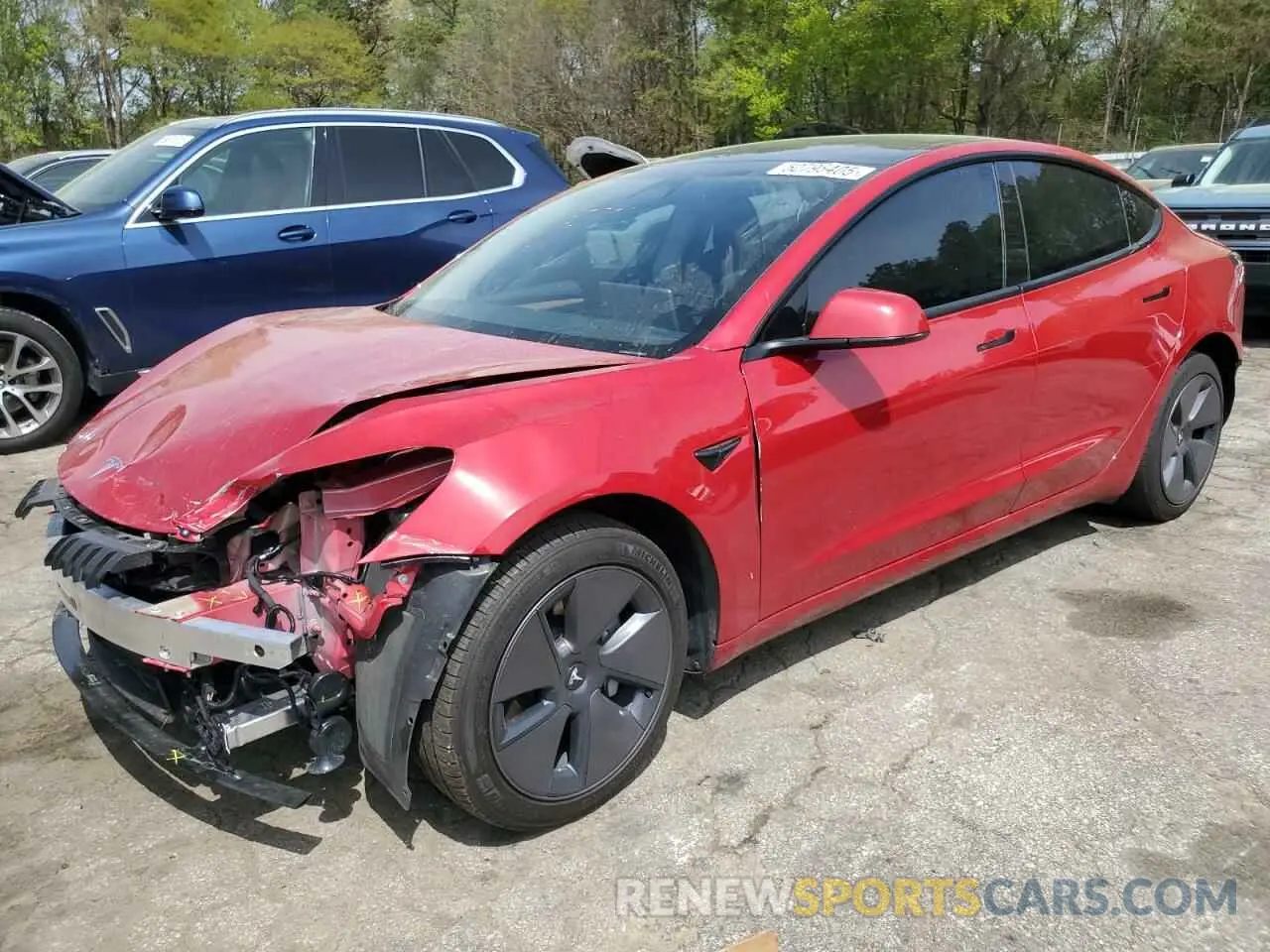 1 Photograph of a damaged car 5YJ3E1EA1PF642423 TESLA MODEL 3 2023