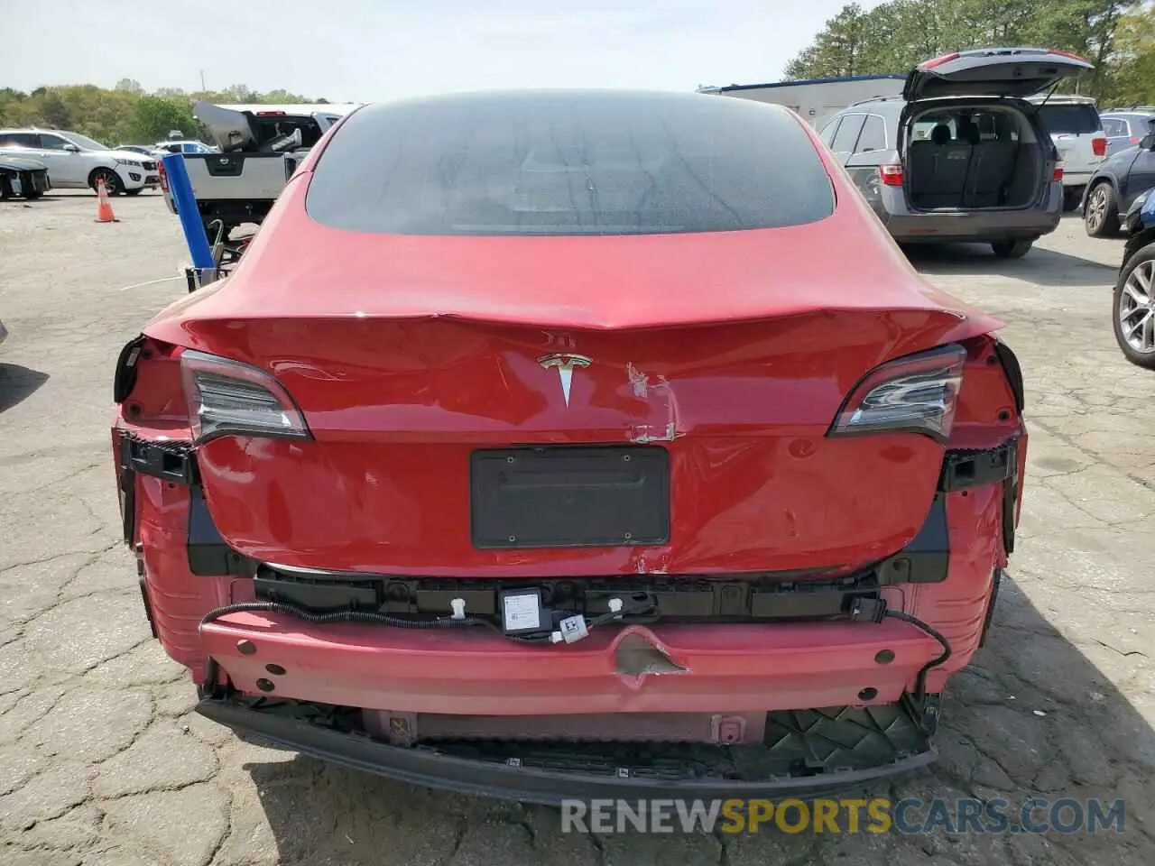 6 Photograph of a damaged car 5YJ3E1EA1PF642423 TESLA MODEL 3 2023
