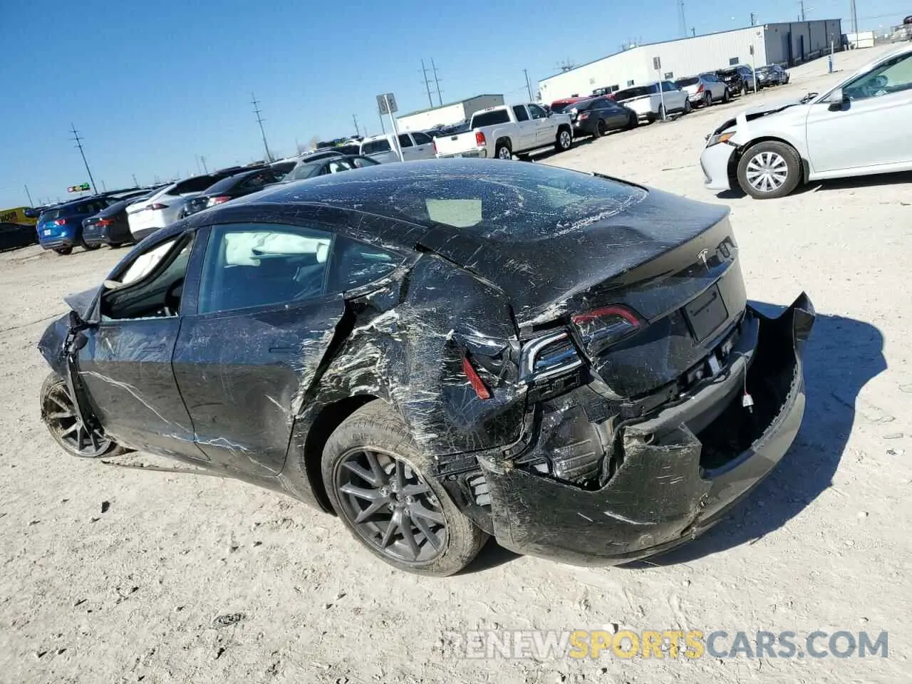 2 Photograph of a damaged car 5YJ3E1EA1PF644804 TESLA MODEL 3 2023