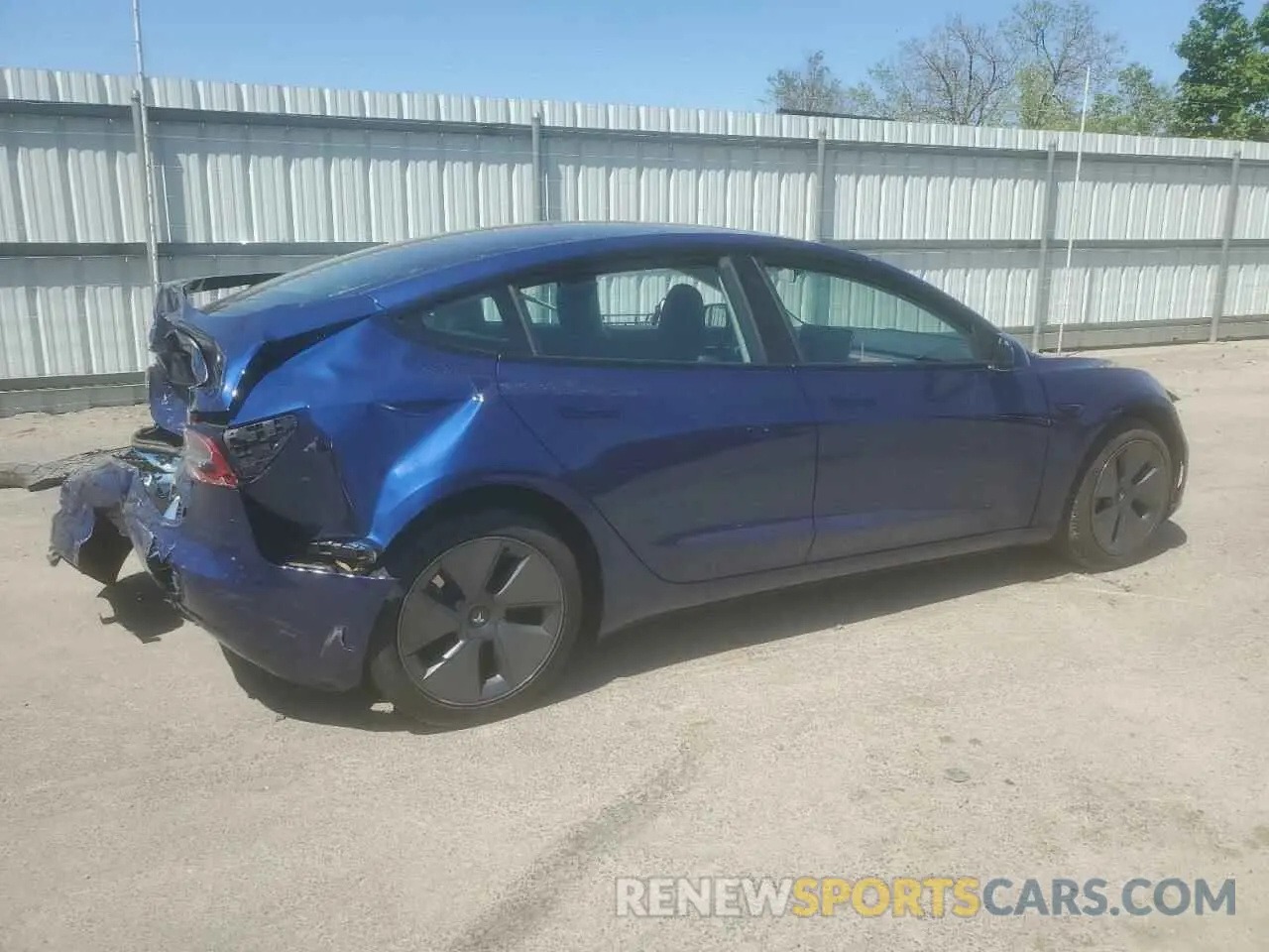 3 Photograph of a damaged car 5YJ3E1EA1PF646455 TESLA MODEL 3 2023