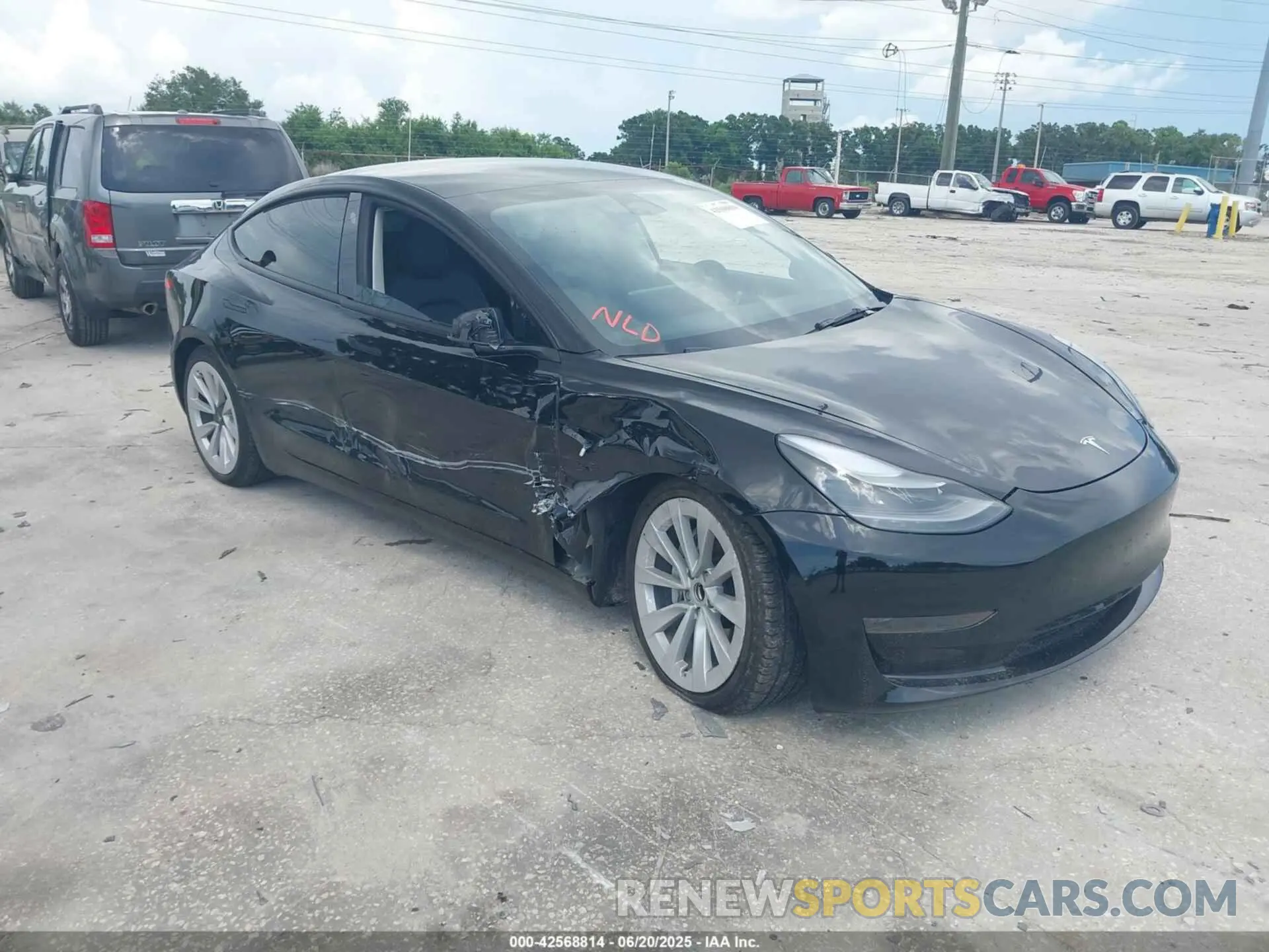 1 Photograph of a damaged car 5YJ3E1EA1PF657066 TESLA MODEL 3 2023