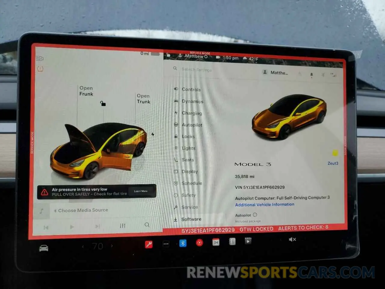 9 Photograph of a damaged car 5YJ3E1EA1PF662929 TESLA MODEL 3 2023
