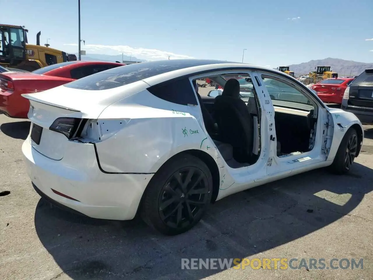 3 Photograph of a damaged car 5YJ3E1EA1PF665006 TESLA MODEL 3 2023
