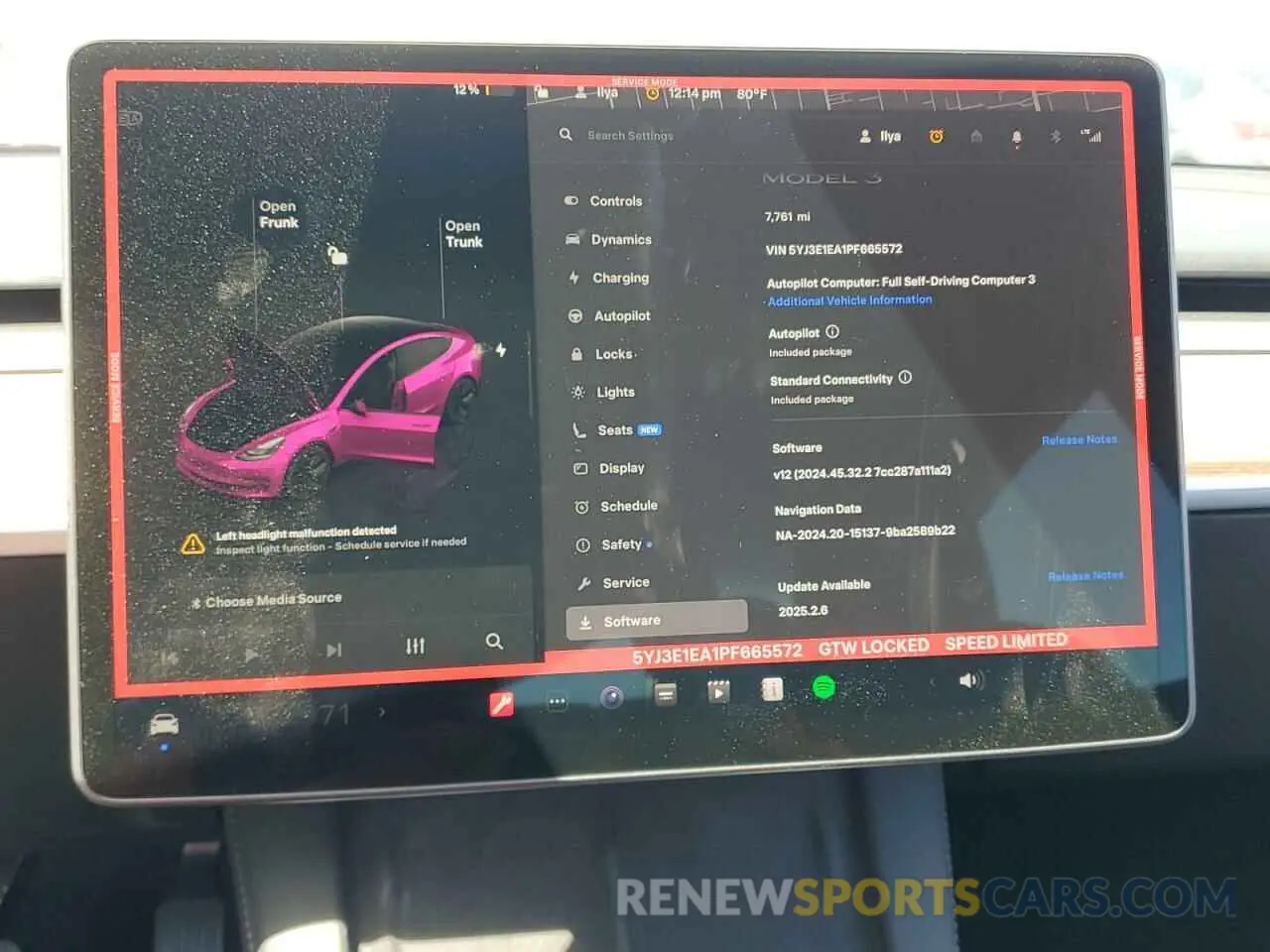 9 Photograph of a damaged car 5YJ3E1EA1PF665572 TESLA MODEL 3 2023