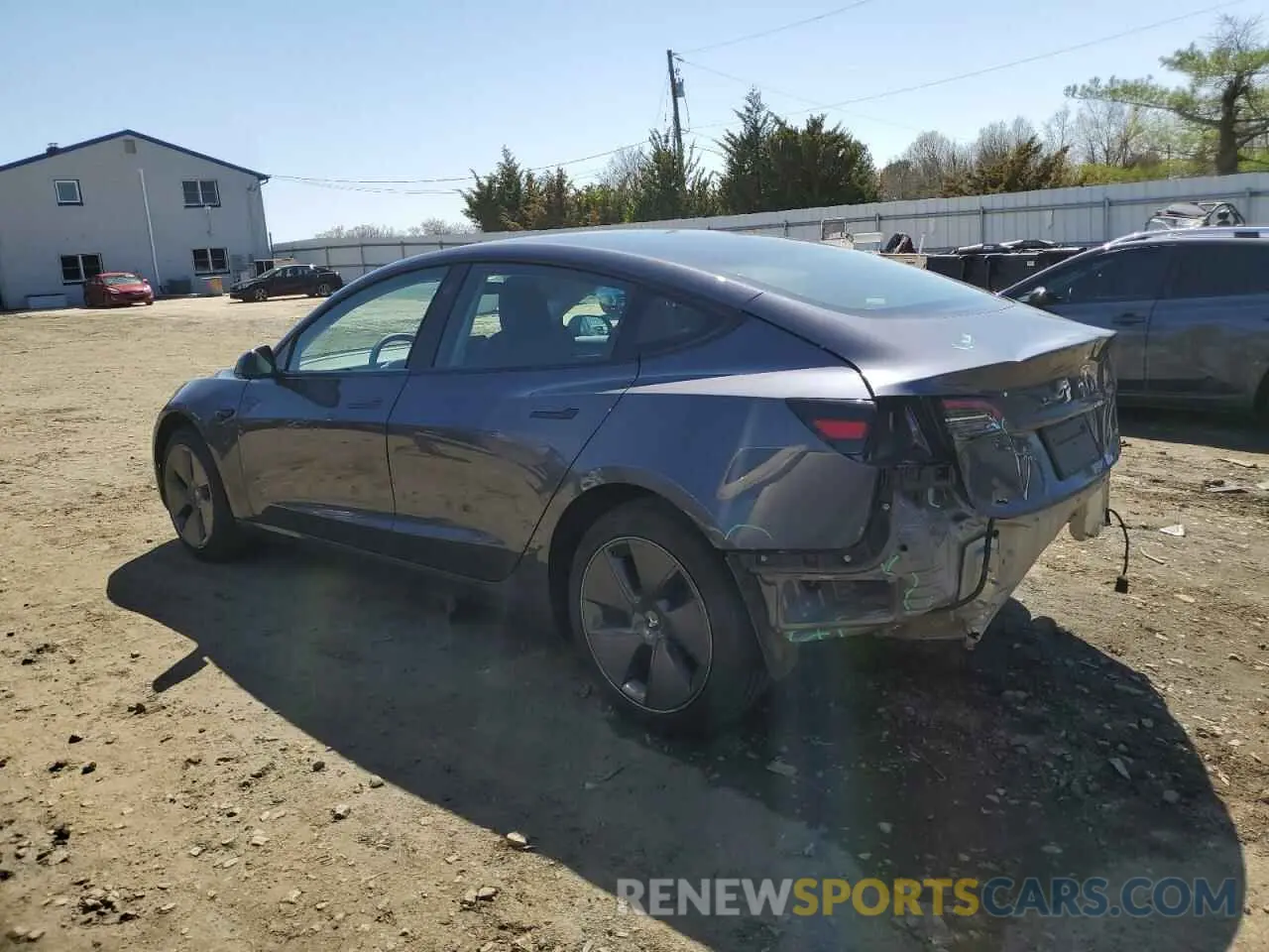 2 Photograph of a damaged car 5YJ3E1EA1PF666253 TESLA MODEL 3 2023