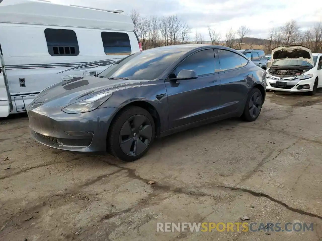 1 Photograph of a damaged car 5YJ3E1EA1PF675843 TESLA MODEL 3 2023