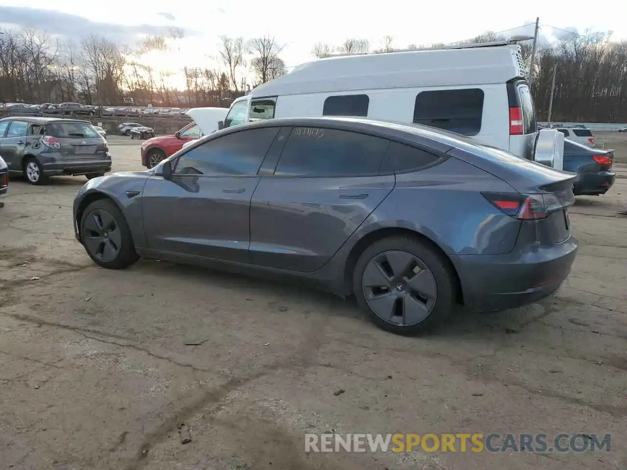 2 Photograph of a damaged car 5YJ3E1EA1PF675843 TESLA MODEL 3 2023