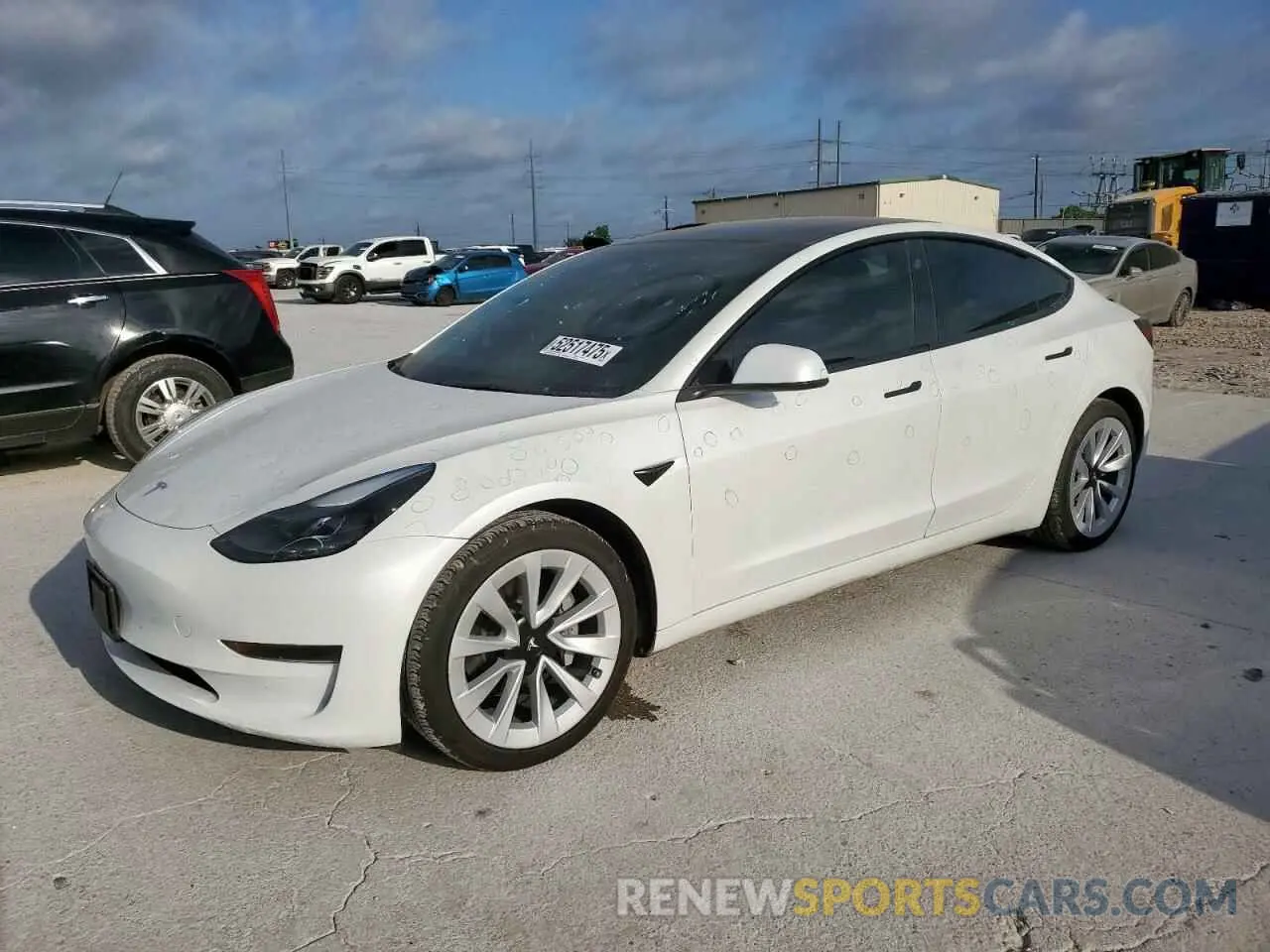 1 Photograph of a damaged car 5YJ3E1EA1PF677494 TESLA MODEL 3 2023
