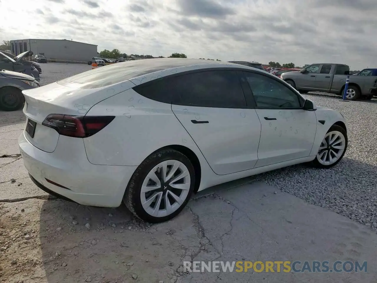 3 Photograph of a damaged car 5YJ3E1EA1PF677494 TESLA MODEL 3 2023