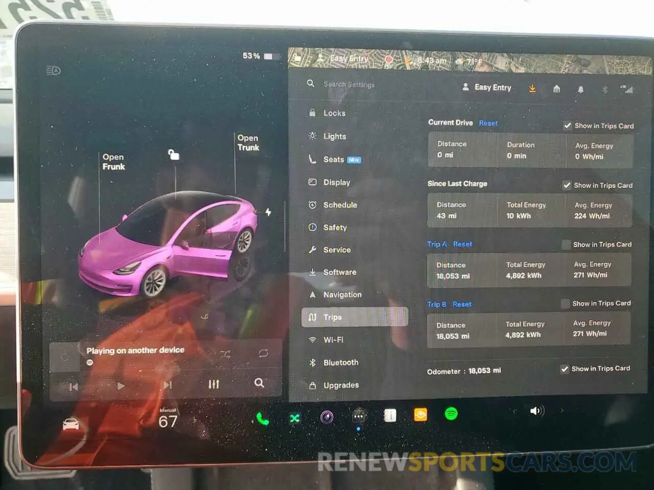 9 Photograph of a damaged car 5YJ3E1EA1PF677494 TESLA MODEL 3 2023
