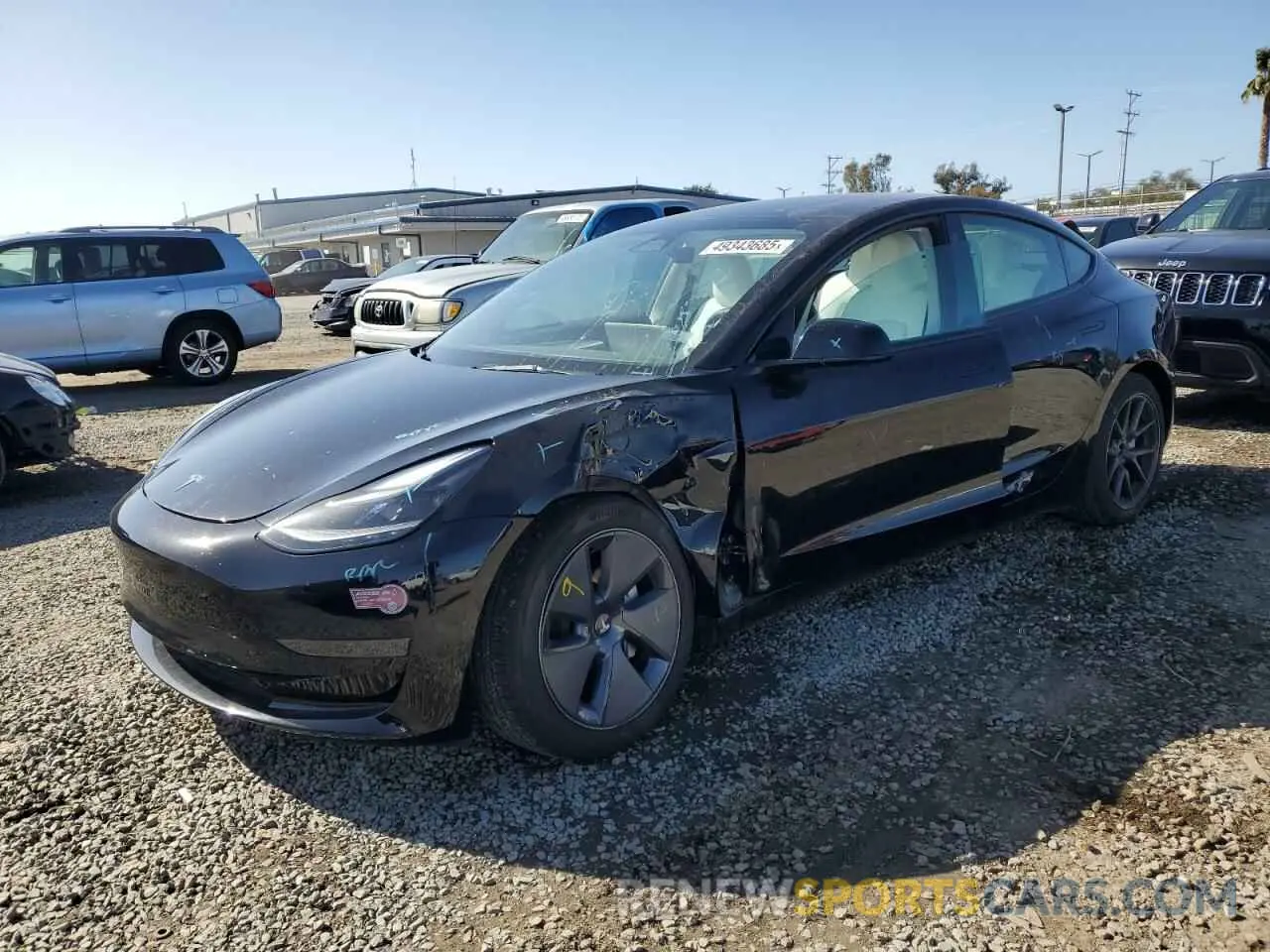 1 Photograph of a damaged car 5YJ3E1EA1PF685532 TESLA MODEL 3 2023