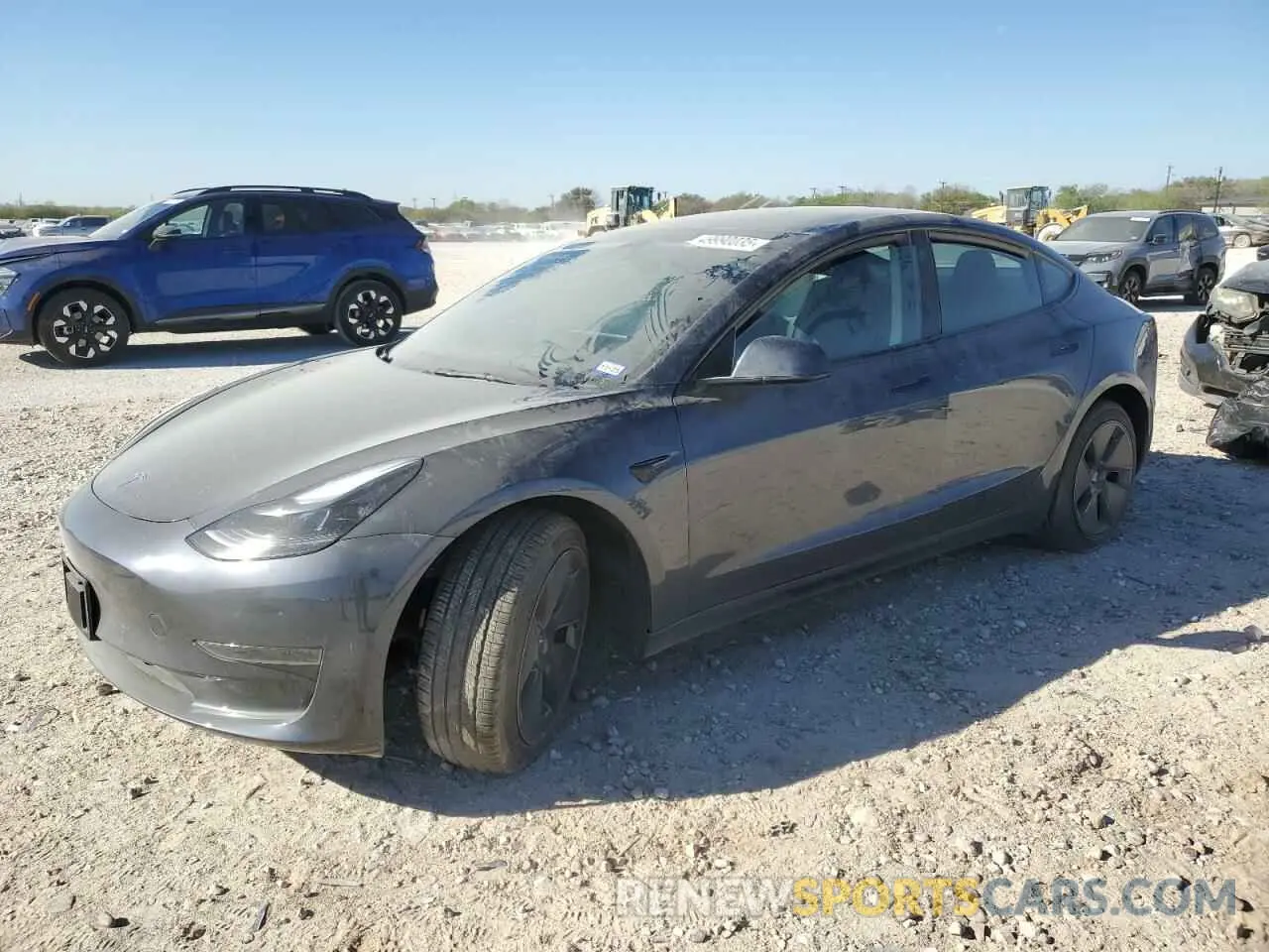 1 Photograph of a damaged car 5YJ3E1EA1PF695123 TESLA MODEL 3 2023