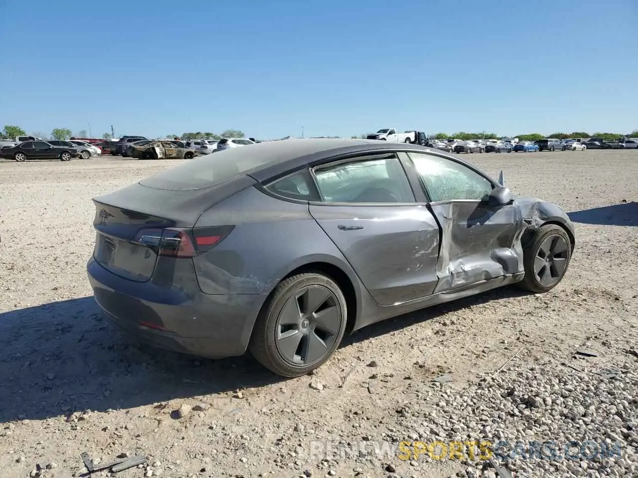3 Photograph of a damaged car 5YJ3E1EA1PF695123 TESLA MODEL 3 2023