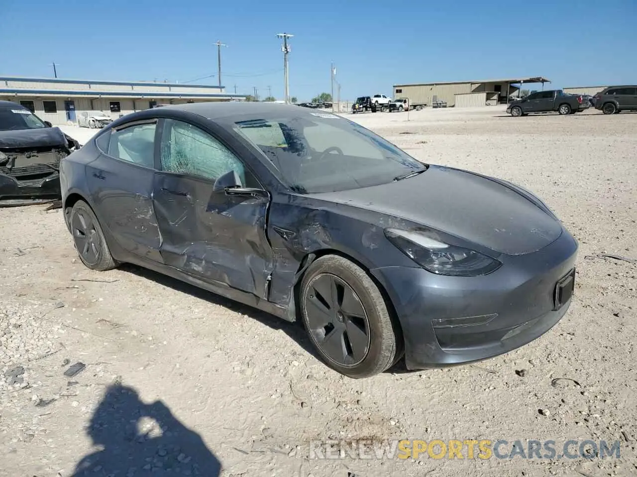 4 Photograph of a damaged car 5YJ3E1EA1PF695123 TESLA MODEL 3 2023