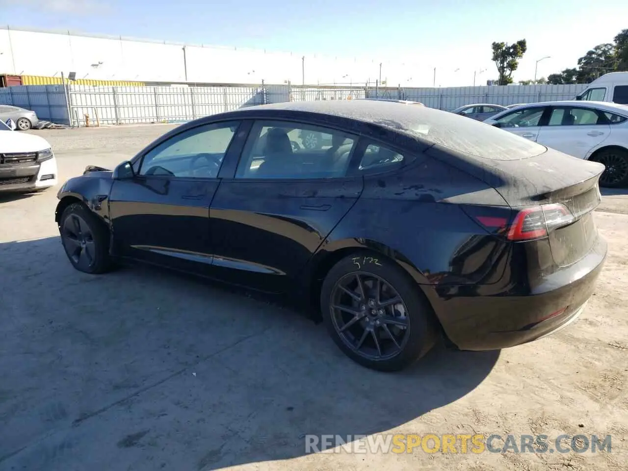 2 Photograph of a damaged car 5YJ3E1EA1PF697387 TESLA MODEL 3 2023