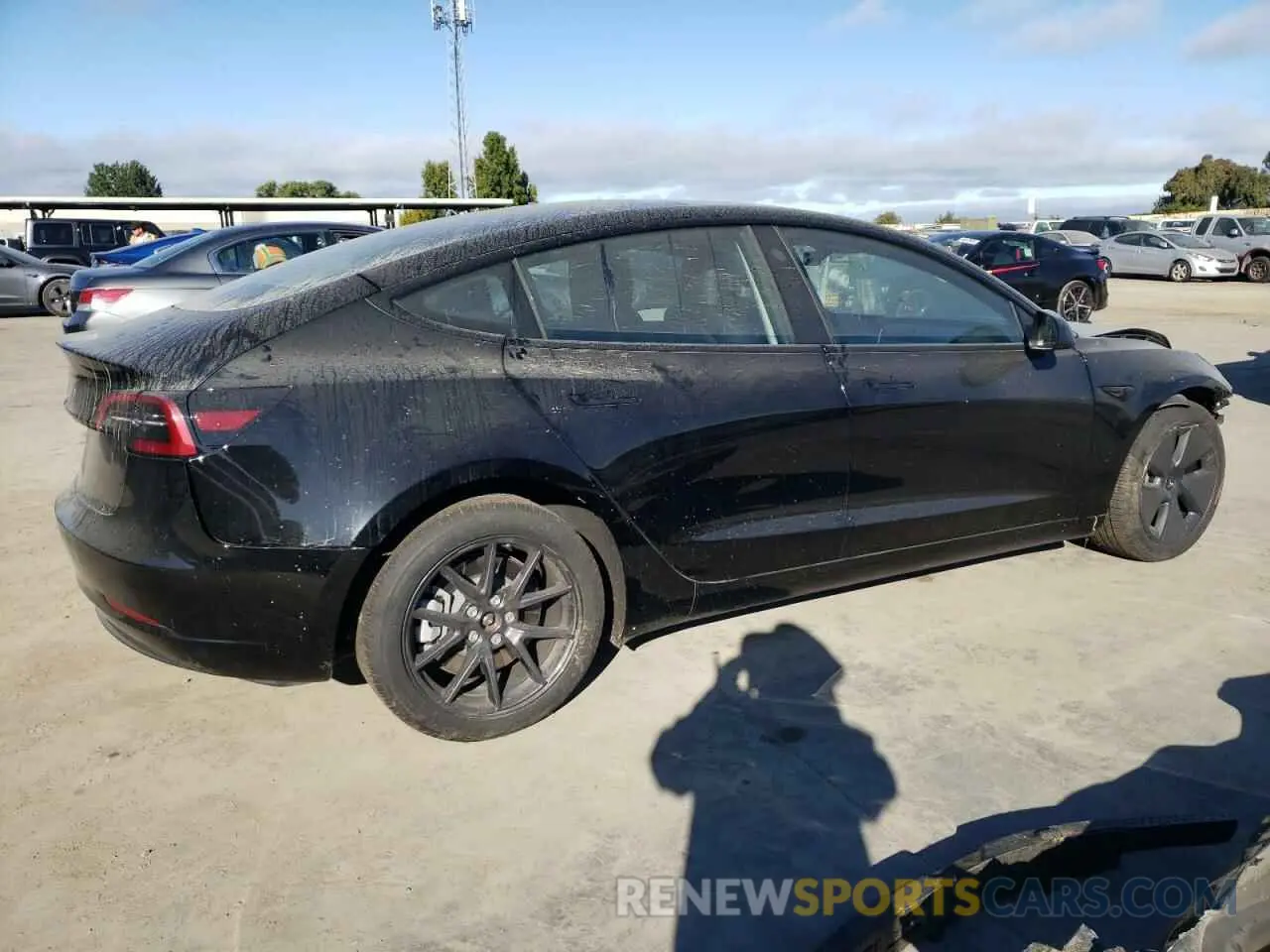 3 Photograph of a damaged car 5YJ3E1EA1PF697387 TESLA MODEL 3 2023