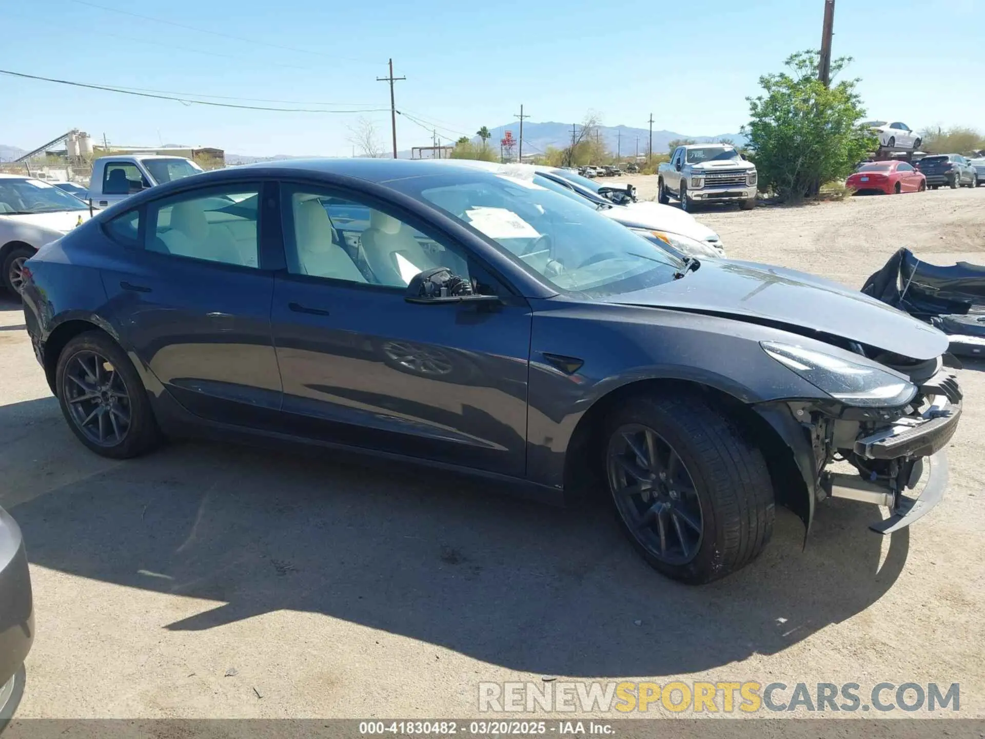 14 Photograph of a damaged car 5YJ3E1EA1PF711921 TESLA MODEL 3 2023