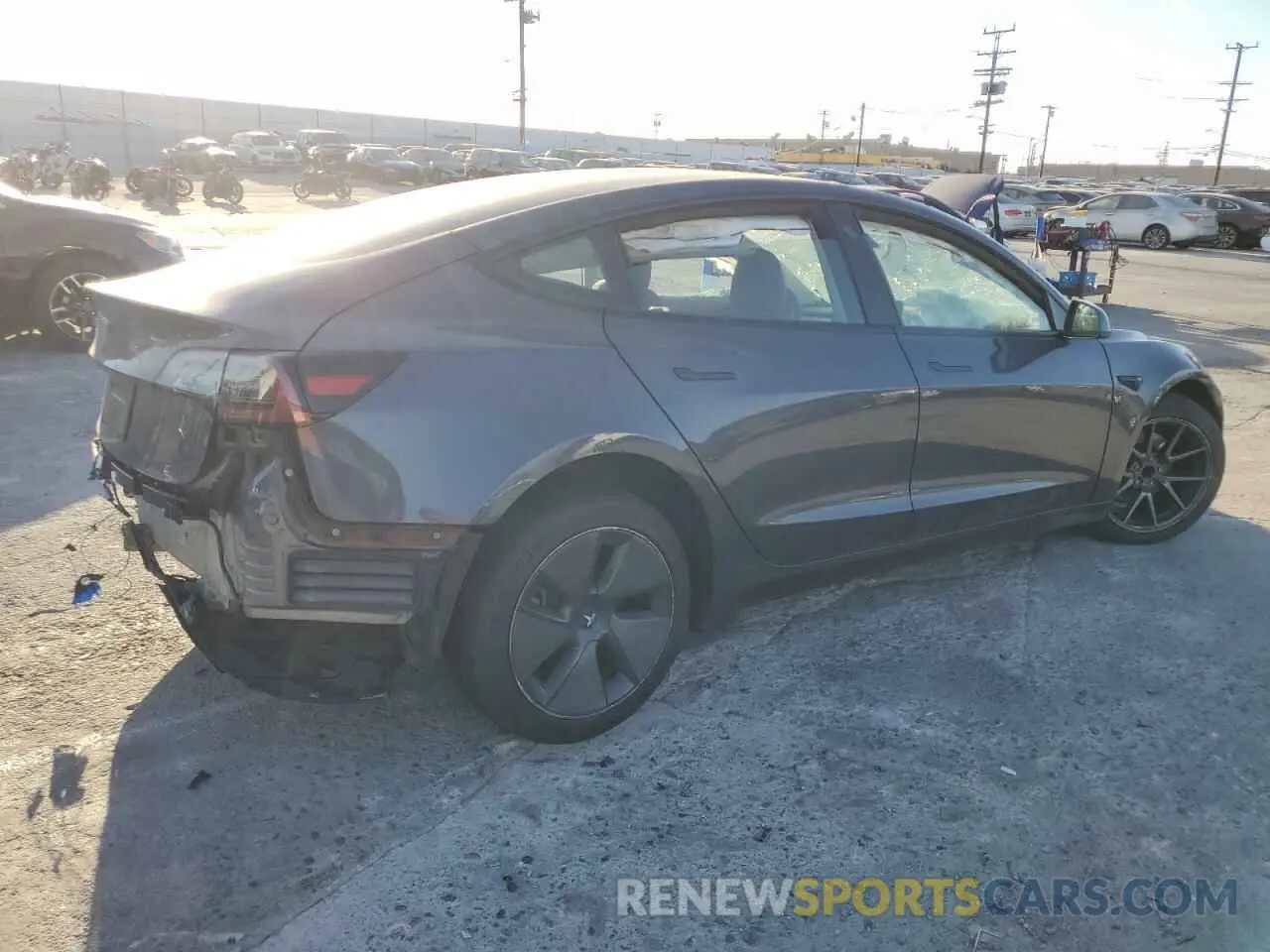 3 Photograph of a damaged car 5YJ3E1EA1PF713345 TESLA MODEL 3 2023