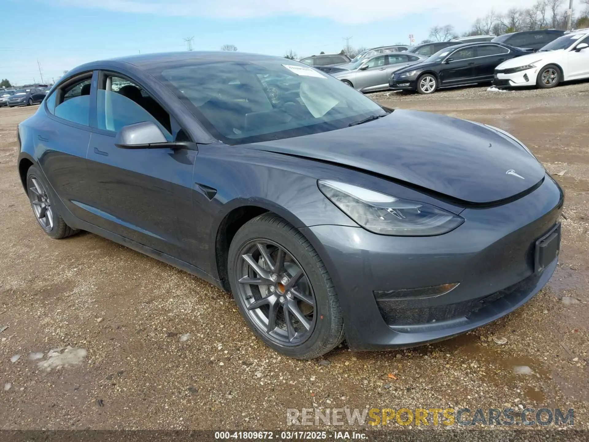1 Photograph of a damaged car 5YJ3E1EA1PF716004 TESLA MODEL 3 2023