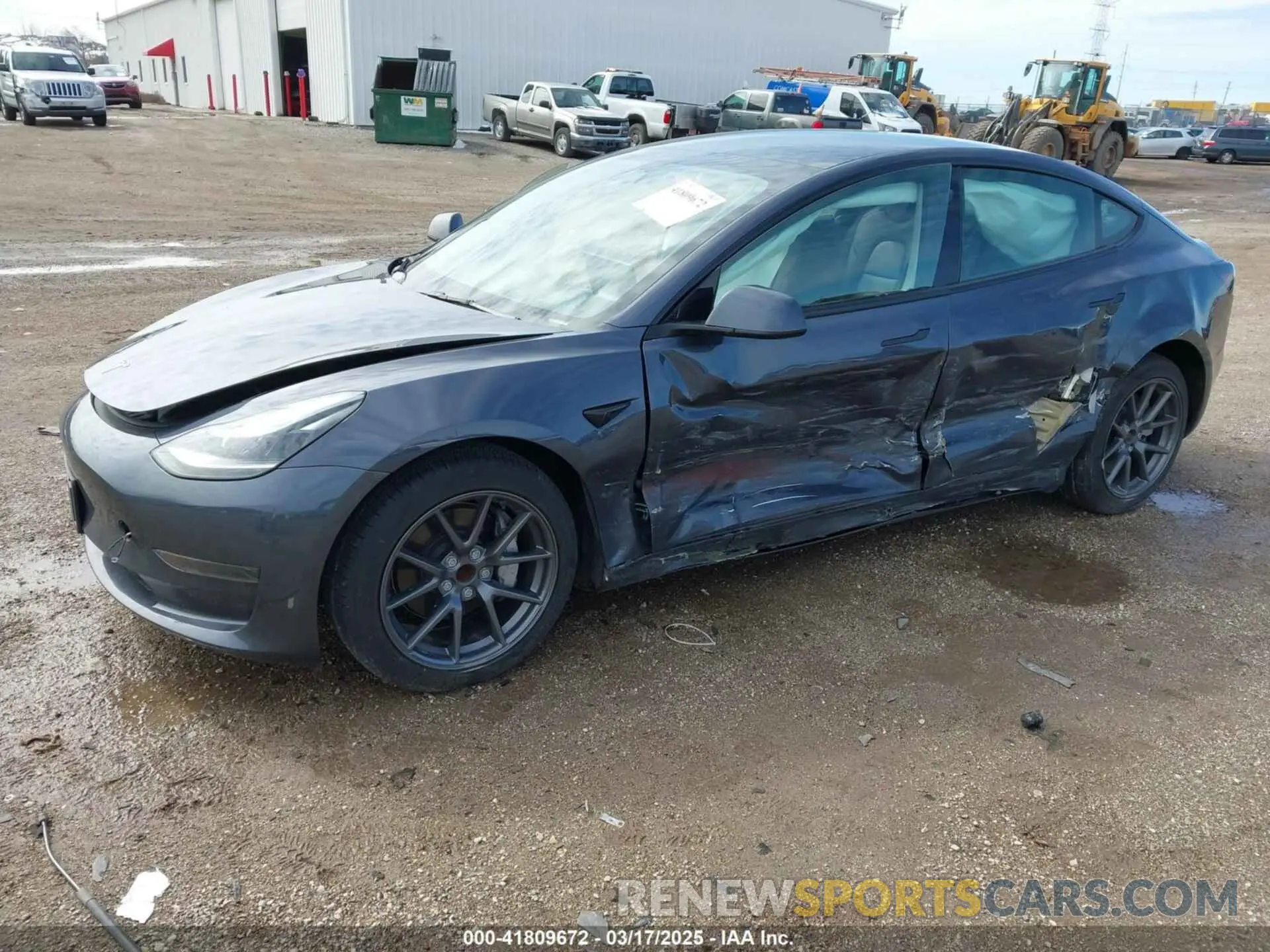2 Photograph of a damaged car 5YJ3E1EA1PF716004 TESLA MODEL 3 2023