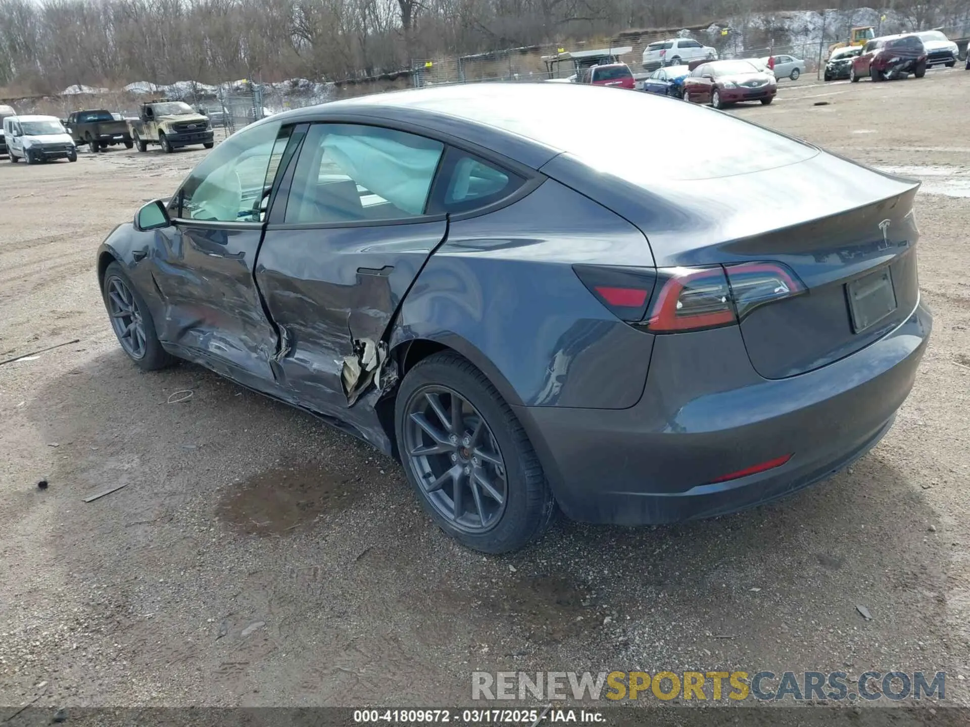 3 Photograph of a damaged car 5YJ3E1EA1PF716004 TESLA MODEL 3 2023