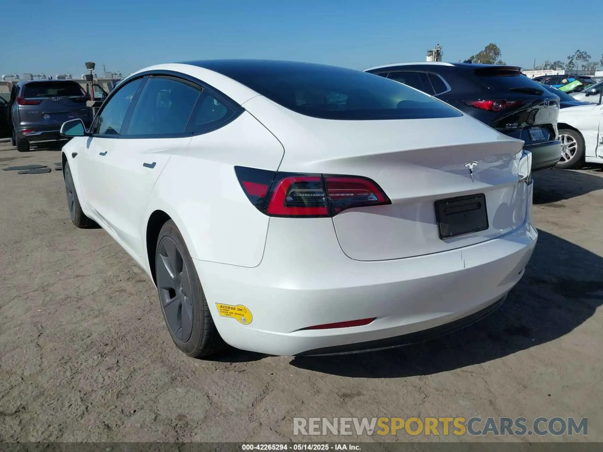 3 Photograph of a damaged car 5YJ3E1EA2PF410378 TESLA MODEL 3 2023