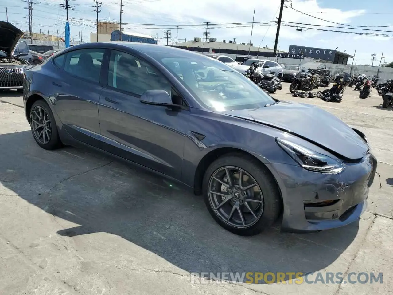4 Photograph of a damaged car 5YJ3E1EA2PF410770 TESLA MODEL 3 2023