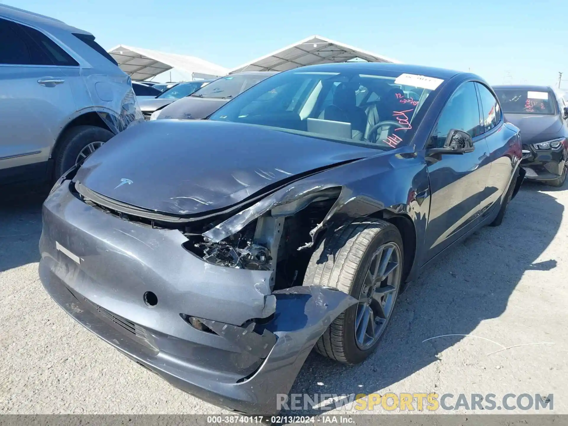 6 Photograph of a damaged car 5YJ3E1EA2PF412552 TESLA MODEL 3 2023