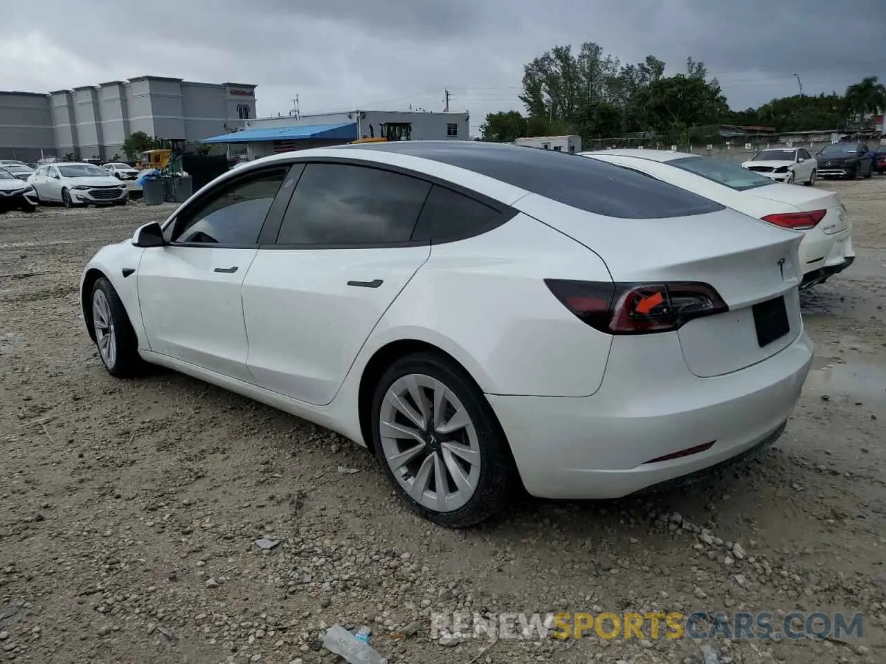 2 Photograph of a damaged car 5YJ3E1EA2PF421512 TESLA MODEL 3 2023