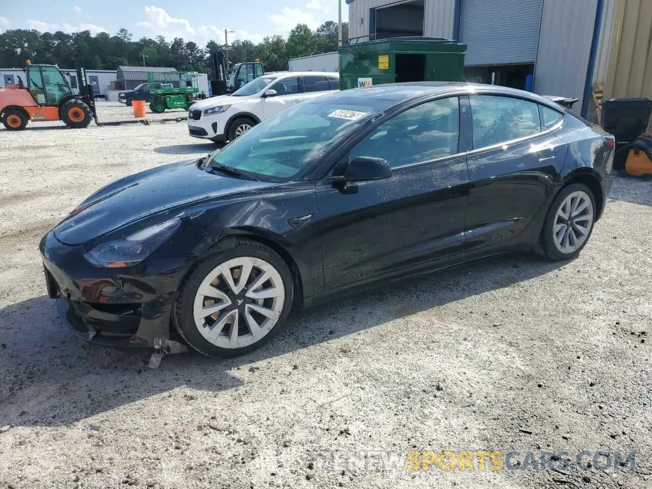 1 Photograph of a damaged car 5YJ3E1EA2PF439220 TESLA MODEL 3 2023