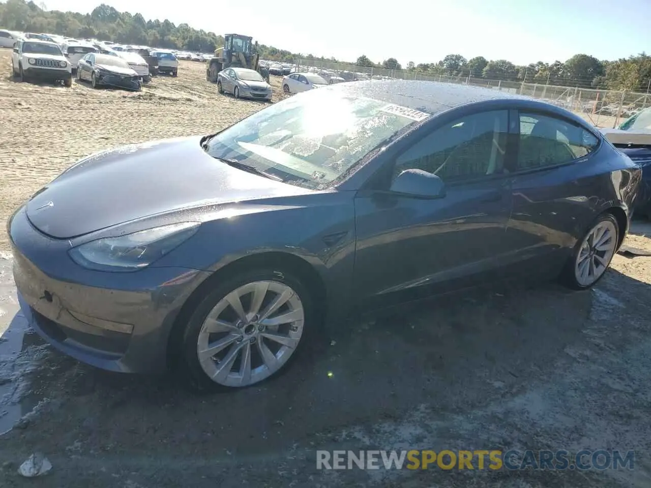 1 Photograph of a damaged car 5YJ3E1EA2PF446717 TESLA MODEL 3 2023