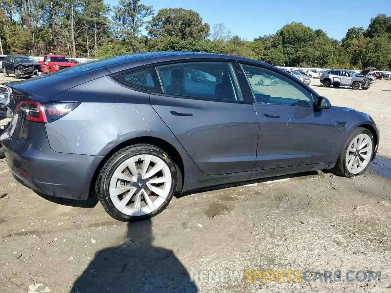 3 Photograph of a damaged car 5YJ3E1EA2PF446717 TESLA MODEL 3 2023