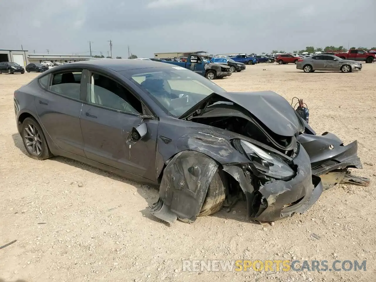 4 Photograph of a damaged car 5YJ3E1EA2PF449486 TESLA MODEL 3 2023