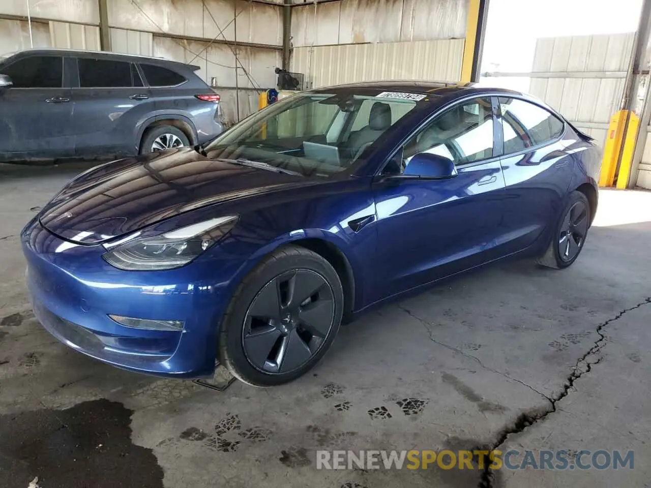 1 Photograph of a damaged car 5YJ3E1EA2PF451027 TESLA MODEL 3 2023