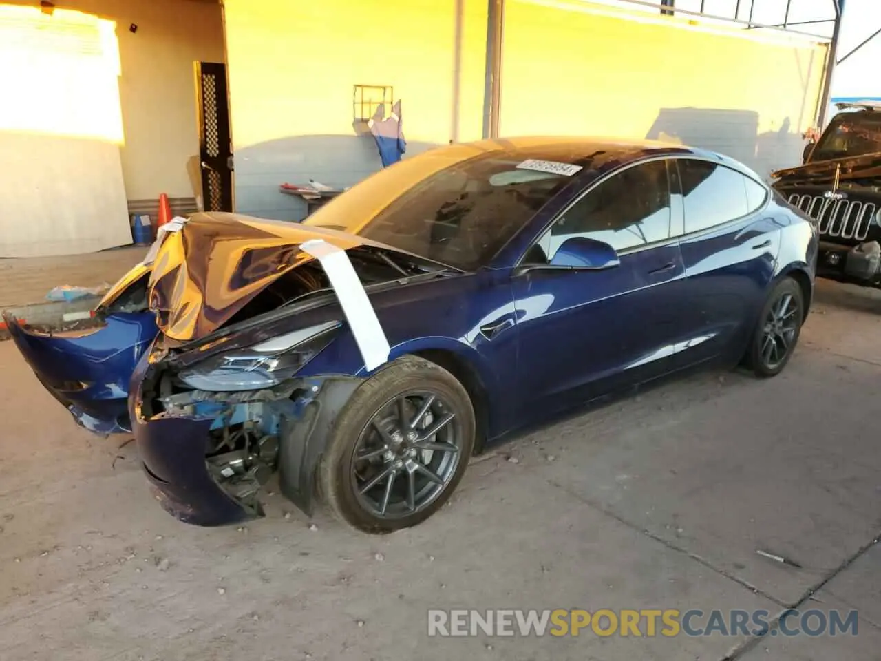 1 Photograph of a damaged car 5YJ3E1EA2PF458933 TESLA MODEL 3 2023