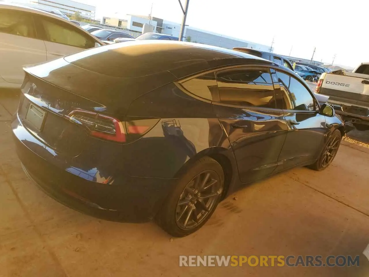 3 Photograph of a damaged car 5YJ3E1EA2PF458933 TESLA MODEL 3 2023