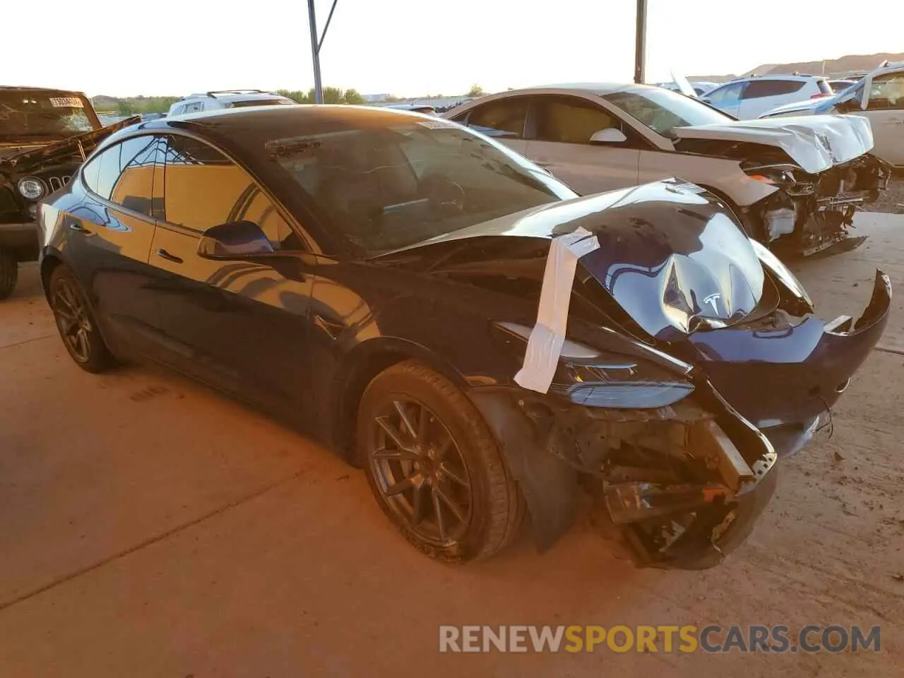 4 Photograph of a damaged car 5YJ3E1EA2PF458933 TESLA MODEL 3 2023