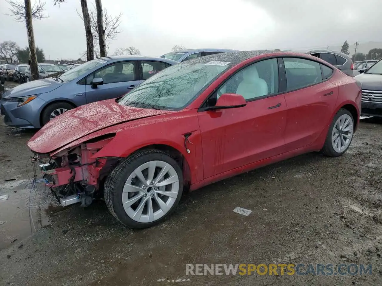 1 Photograph of a damaged car 5YJ3E1EA2PF459676 TESLA MODEL 3 2023