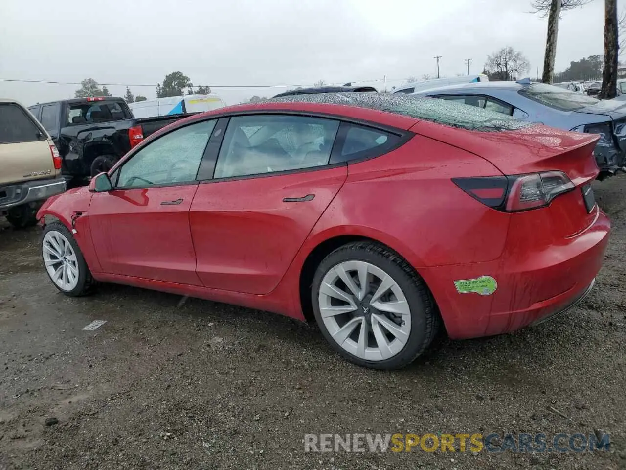 2 Photograph of a damaged car 5YJ3E1EA2PF459676 TESLA MODEL 3 2023