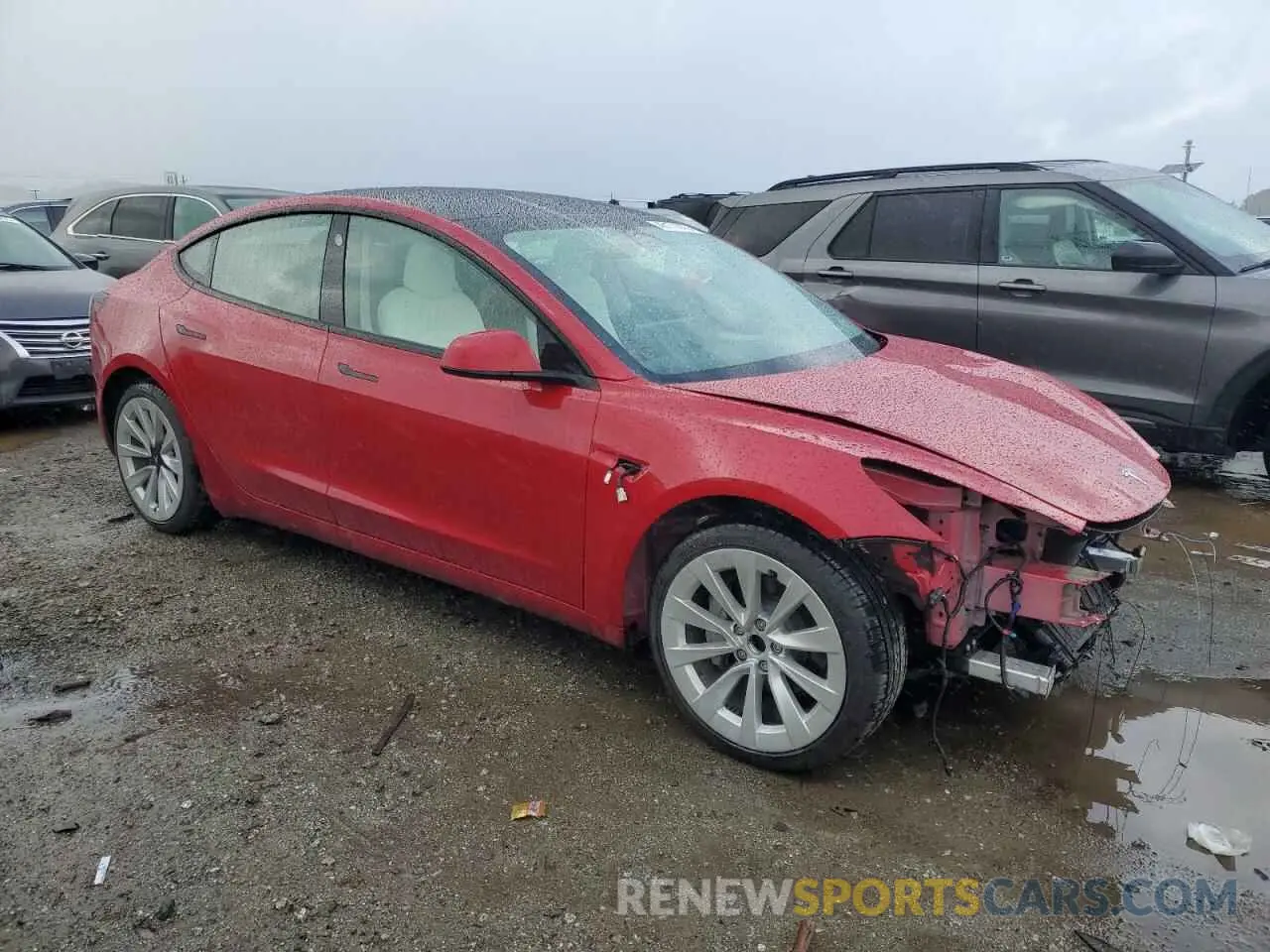 4 Photograph of a damaged car 5YJ3E1EA2PF459676 TESLA MODEL 3 2023
